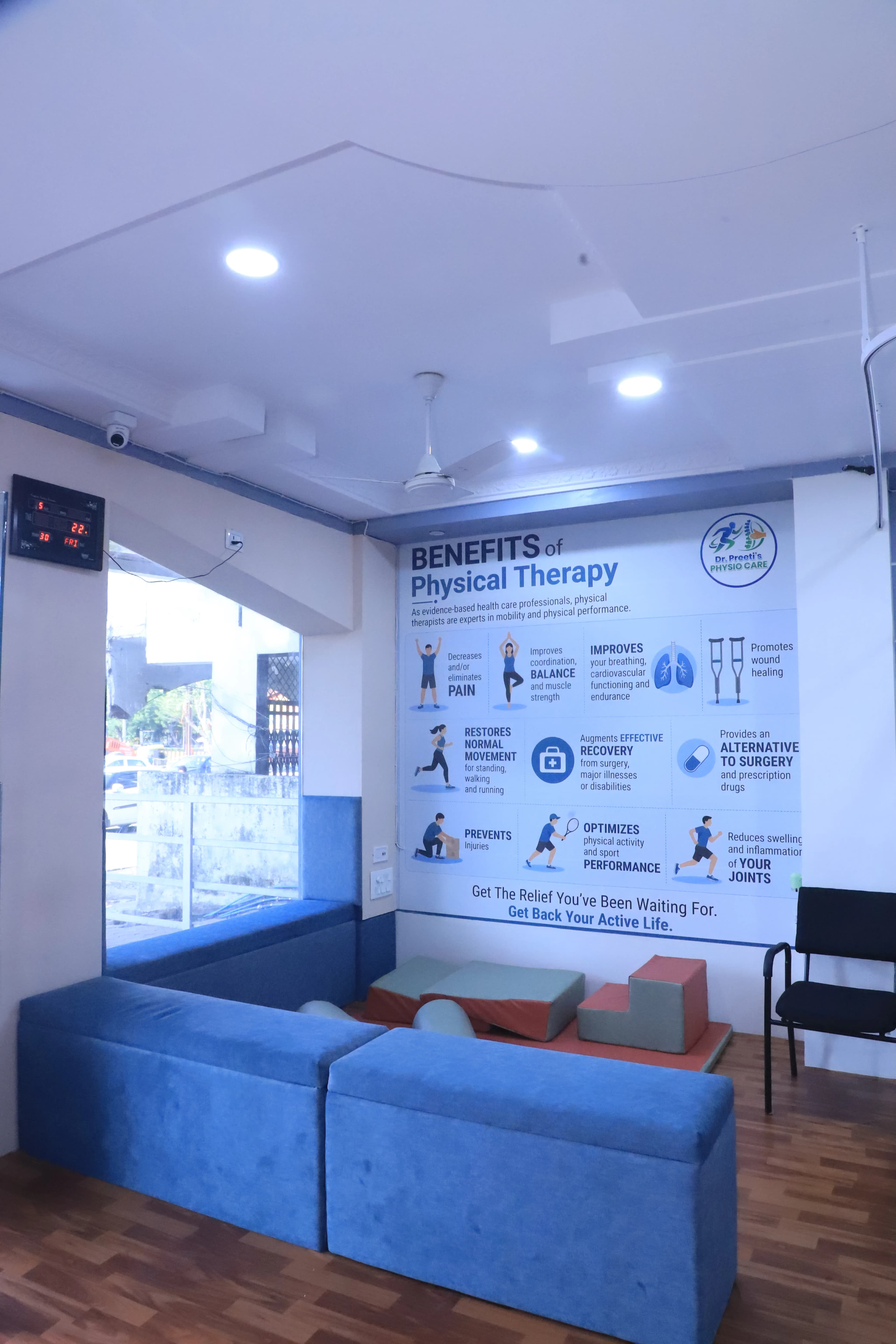 Kids exercise area at Dr. Preeti's Physio Care – Pediatric Physiotherapy, Indore