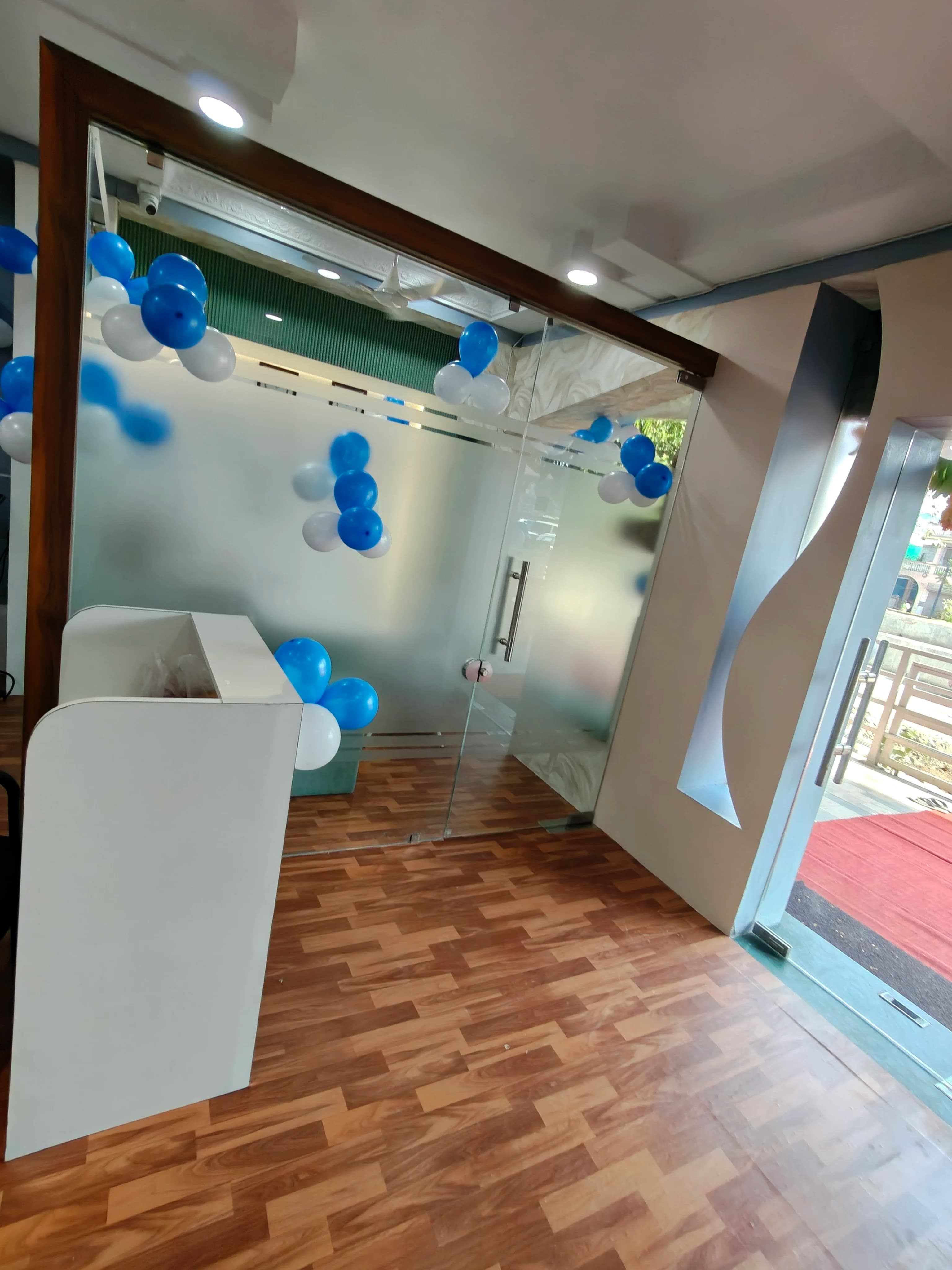 Reception area at Dr. Preeti's Physio Care, Sudama Nagar Indore